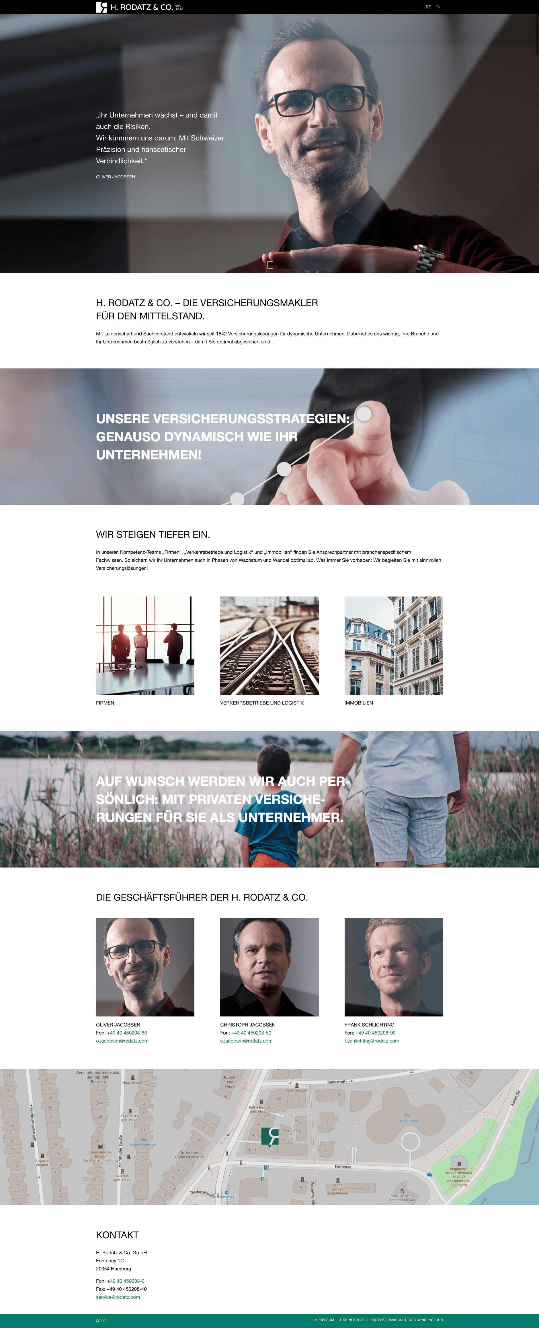 H. Rodatz & Co. | Website | One-Pager