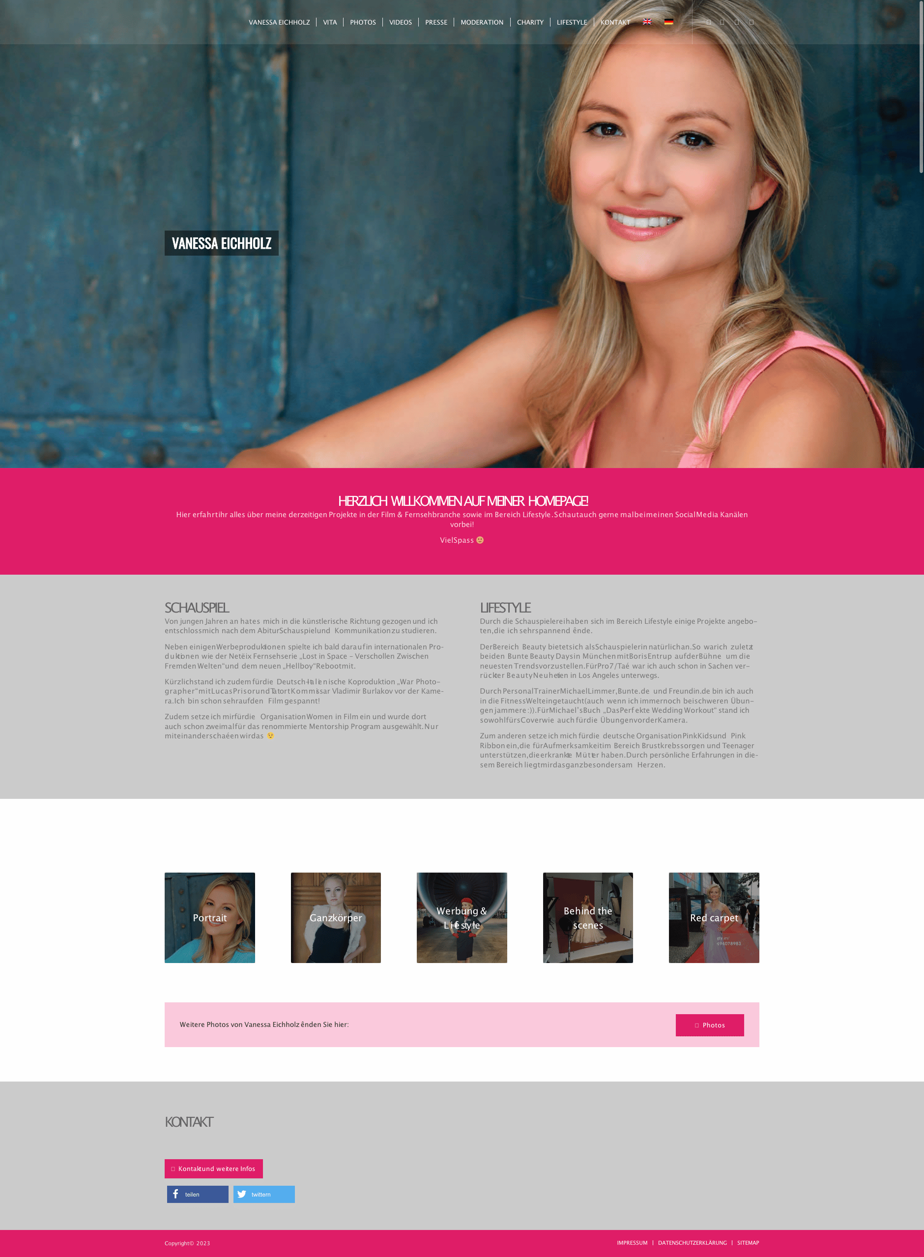 Vanessa Eichholz | Website | Microsite